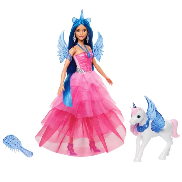 Barbie: Safírový pegazí princezna s doplňky - Mattel obrázek 2
