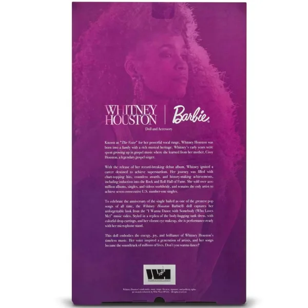 Barbie: Signature Whitney Houston sběratelská panenka 33 cm - Mattel obrázek 6
