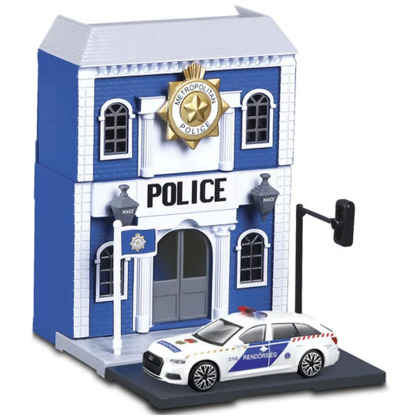 Bburago city - Audi A6 policejní auto a policejní stanice 1 /43 obrázek 3