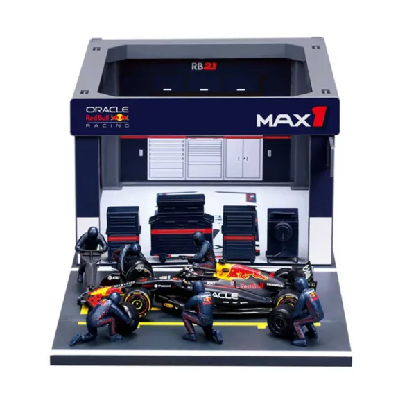 Bburago: F1 závodní auto - Red Bull RB21 Pit / Max Verstappen 1/43 obrázek 2