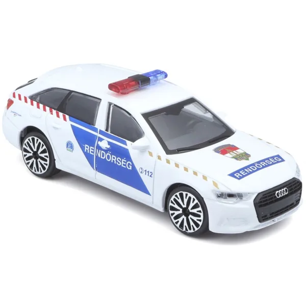 Bburago: Maďarské policejní auto Audi A6 Avant 1:43 obrázek 2