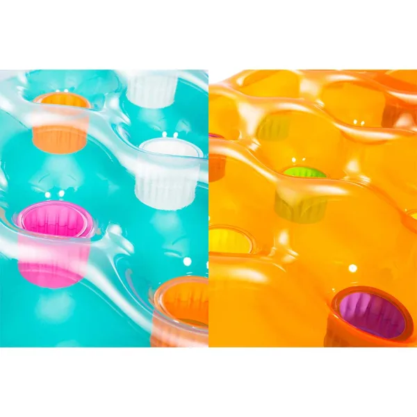 Bestway: Barevný nafukovací matrace s poháry v několika barvách 1ks 173x64x16cm obrázek 2