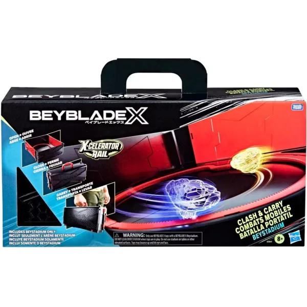 Beyblade X: Beystadium Clash & Carry přenosná bojová aréna – Hasbro obrázek 2
