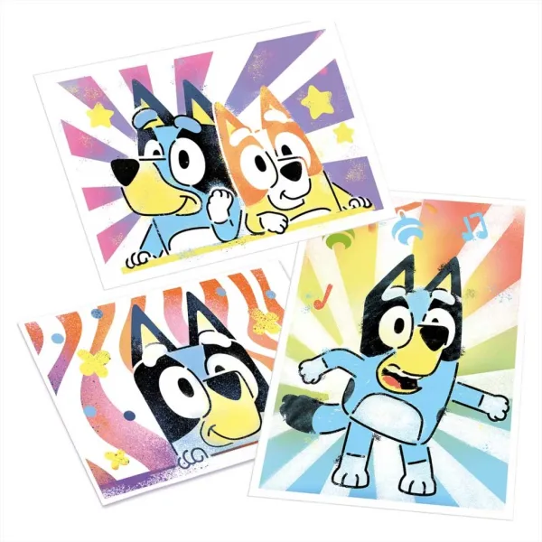 Bluey Airbrush Art posterový set na výrobu v kufříku obrázek 3