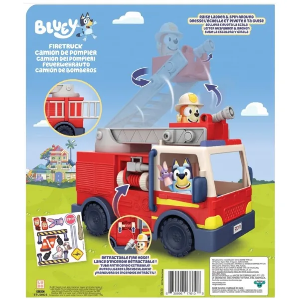 Bluey hasičské auto herní sada obrázek 5