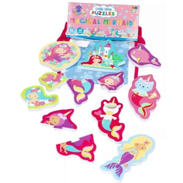 Buddy & Barney Koupací hračka puzzle - Kouzelné mořské panny obrázek 2
