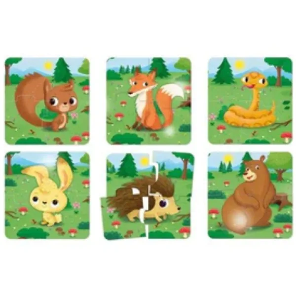 Carotina Baby: Puzzle lesních zvířat obrázek 2
