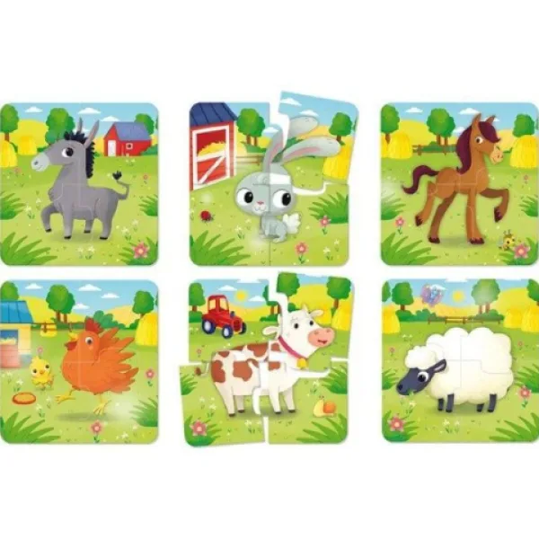 Carotina Baby: Zvířata na farmě puzzle obrázek 2