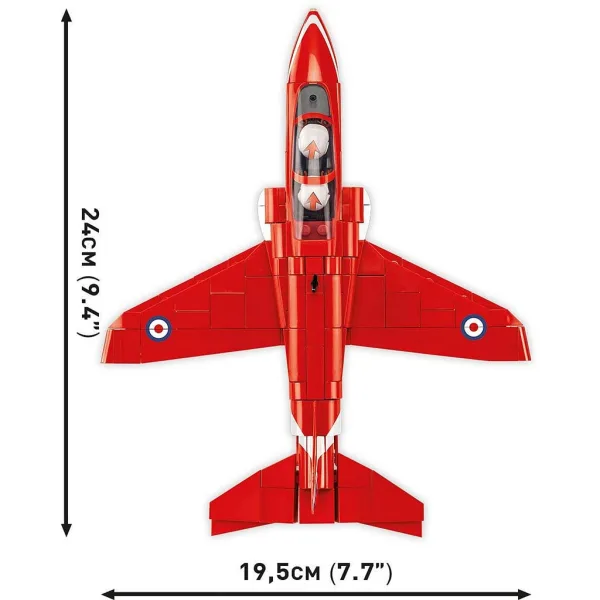 COBI: BAe Hawk T1 „Red Arrows” stavebnice letadla (5844) obrázek 7