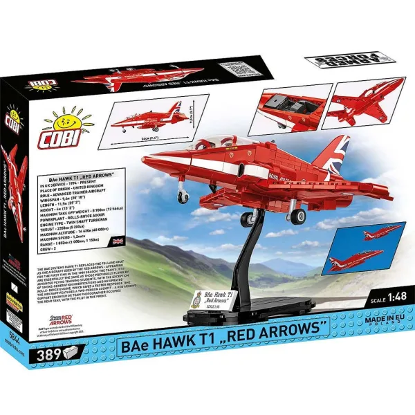 COBI: BAe Hawk T1 „Red Arrows” stavebnice letadla (5844) obrázek 9