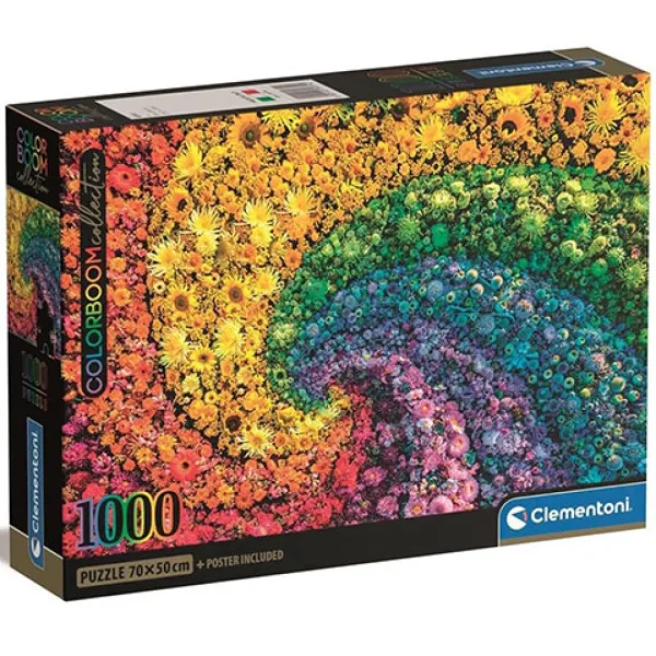 Colorboom Collection: Květinový vír 1000dílná skládačka - Clementoni obrázek 1