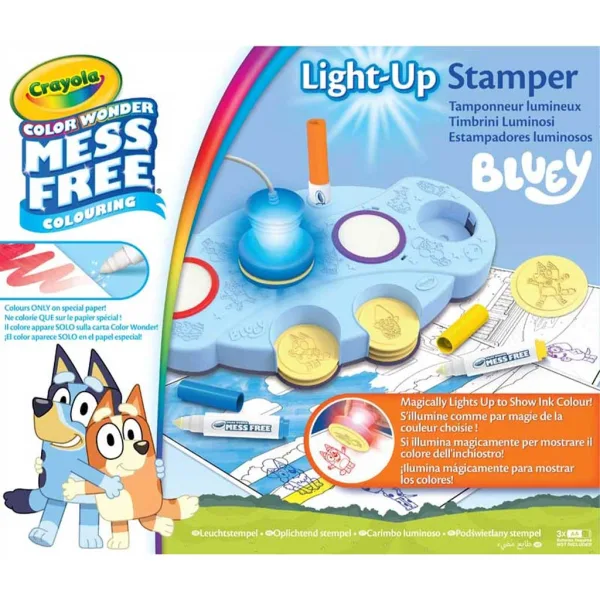 Crayola: Color Wonder Bluey Svítící kouzelná pečeť sada obrázek 1