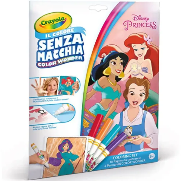 Crayola: Color Wonder Disney princezny bezbarevný omalovánka obrázek 1