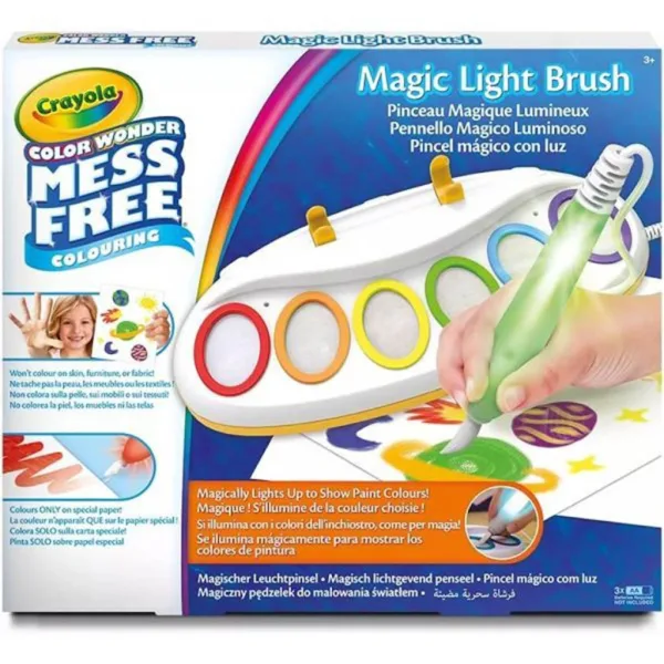 Crayola: Color Wonder Kouzelná malířská sada s osvětleným štětcem obrázek 1