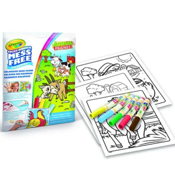 Crayola: Color Wonder Zvířata na farmě omyvatelná omalovánka obrázek 2