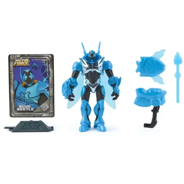 DC Metal Force Modrý Brouk figurka se zbraněmi - Spin Master obrázek 4