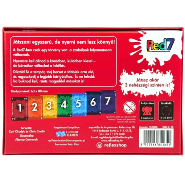 desková hra Red7 obrázek 2