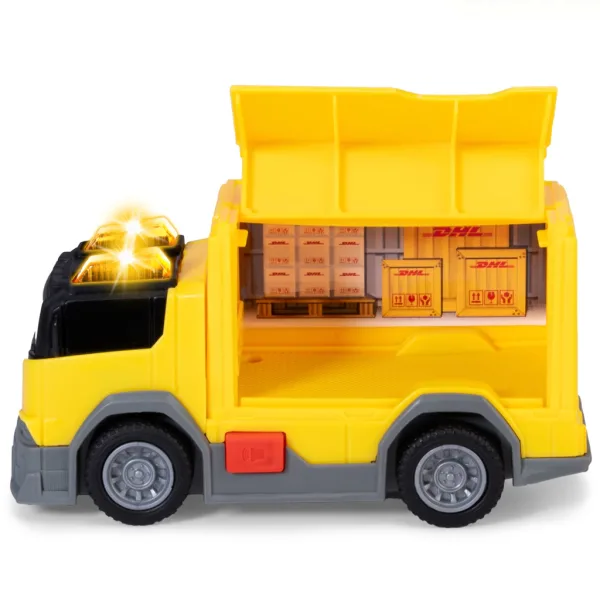 DHL dodávkový automobil s světelnými a zvukovými efekty 15 cm - Dickie Toys obrázek 3