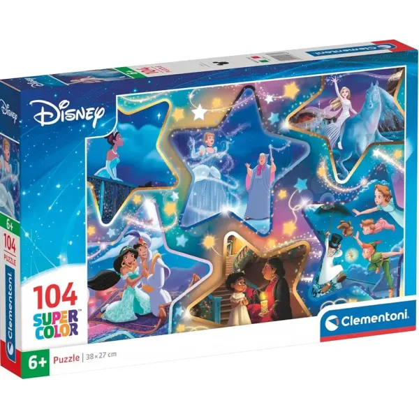 Disney Kouzelné okamžiky 104dílné Supercolor puzzle - Clementoni obrázek 1