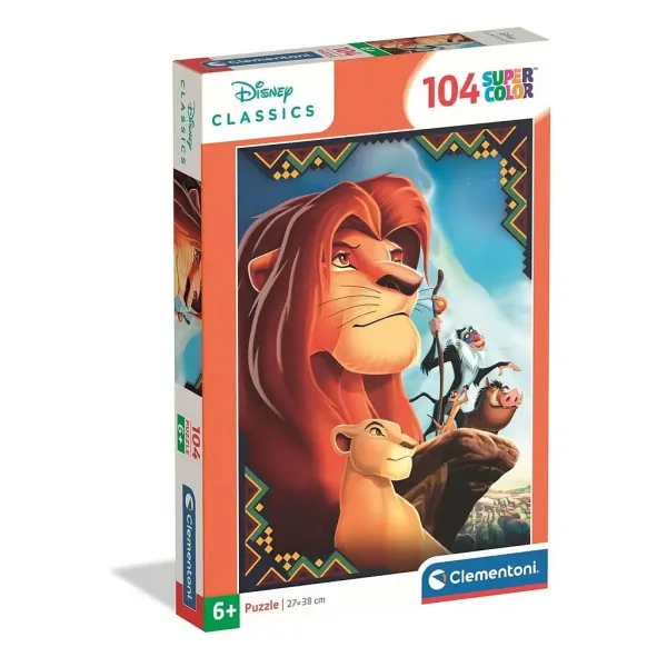 Disney Králíček Lví 104ks supercolor puzzle - Clementoni obrázek 1