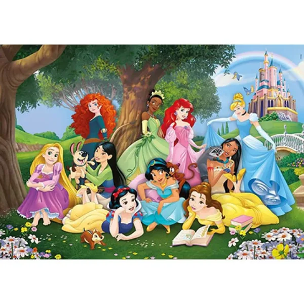Disney Princezny 104ks Super Color Puzzle - Clementoni obrázek 2