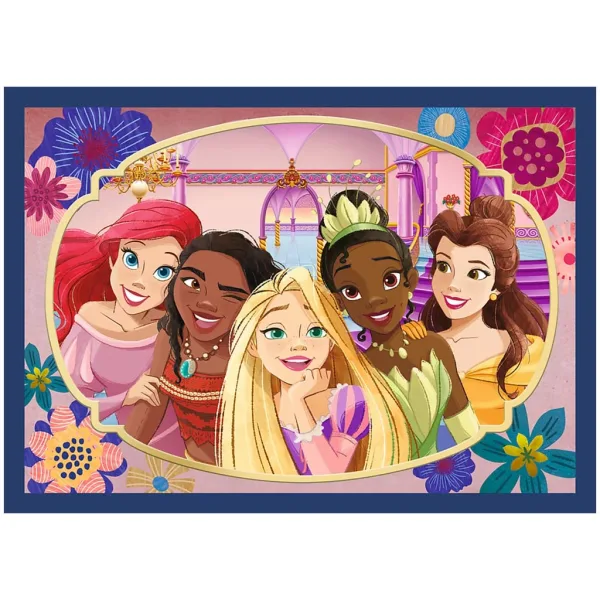 Disney Princezny - 4 v 1 puzzle 4 x 88 ks - Trefl obrázek 2