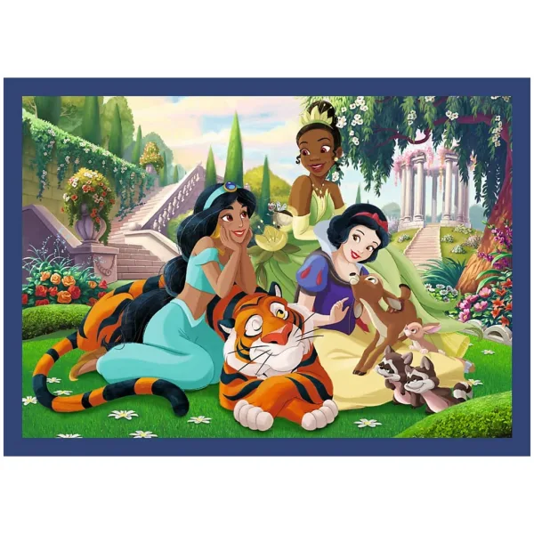 Disney Princezny - 4 v 1 puzzle 4 x 88 ks - Trefl obrázek 3