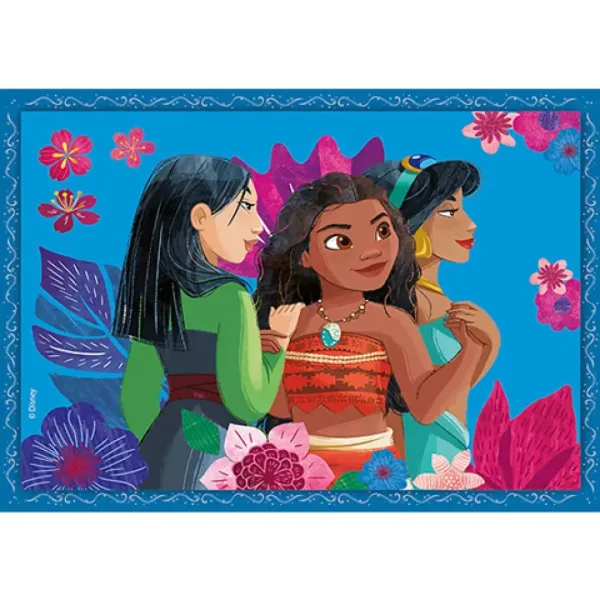 Disney princezny 4 v 1 puzzle - Clementoni obrázek 4