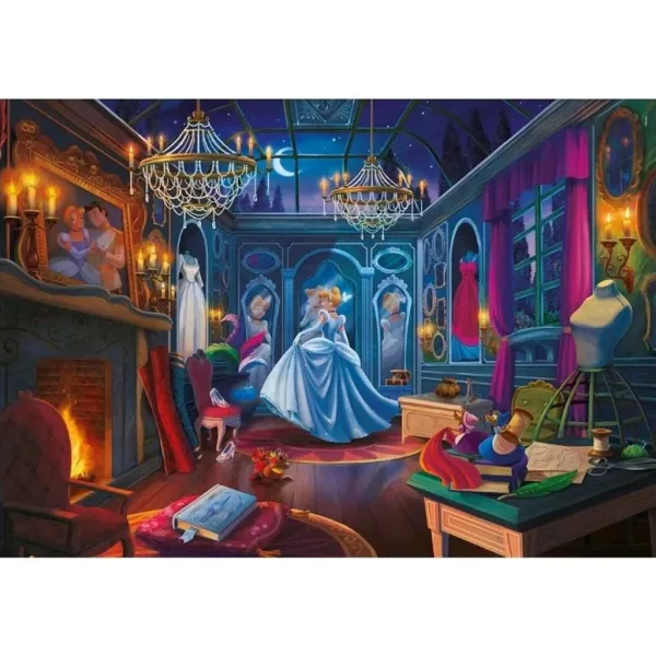 Disney Princezny Ever After Popelka 500 dílků puzzle – Clementoni obrázek 2
