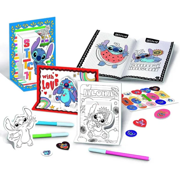 Disney Stitch výtvarná škola v batohu - Lisciani obrázek 2