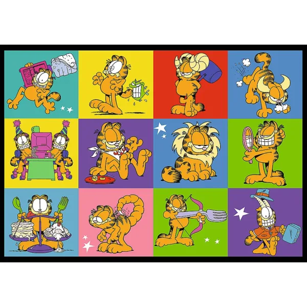 Dobrodružství Garfielda 4x250ks puzzle - Trefl obrázek 2