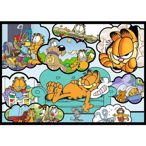 Dobrodružství Garfielda 4x250ks puzzle - Trefl obrázek 4