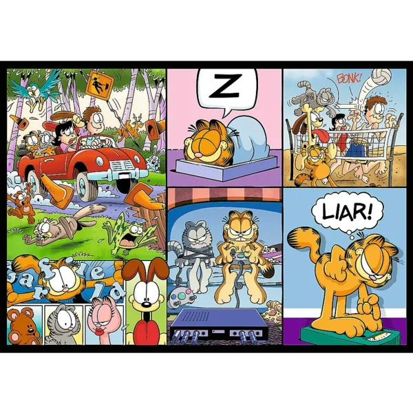 Dobrodružství Garfielda 4x250ks puzzle - Trefl obrázek 5