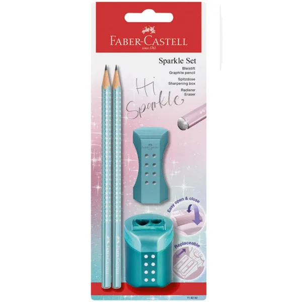 Faber-Castell: SPARKLE 4ks sada psacích potřeb v různých variantách 1ks obrázek 2