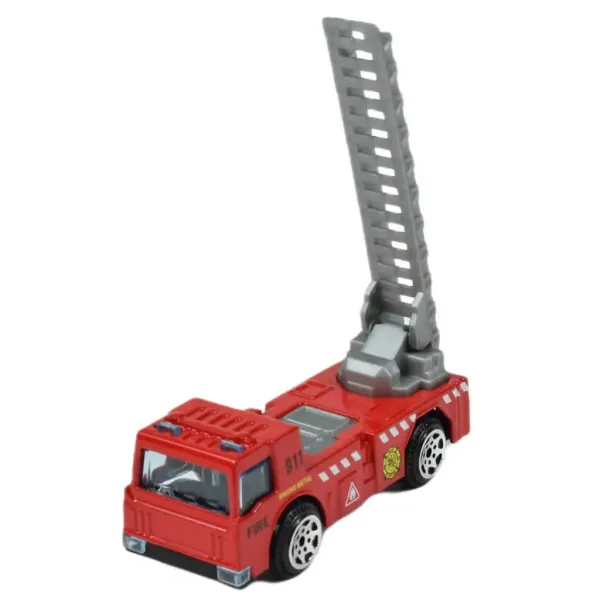 Fire Rescue: Sada 6 malých autíček hasičů 1/64 obrázek 2