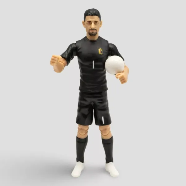 Fotbalista akční figurka, 20 cm - Belgie, Courtois v dresu s číslem 1 obrázek 2