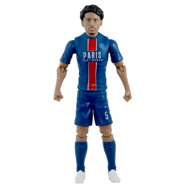 Fotbalista akční figurka, 20 cm - PSG, Marquinhos v dresu s číslem 5 obrázek 1