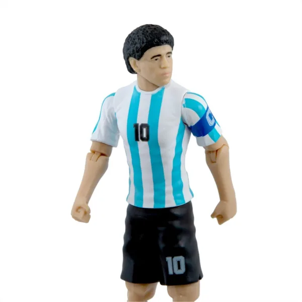 Fotbalista akční figurka, 20cm - Argentina Maradona v dresu s číslem 10 obrázek 2