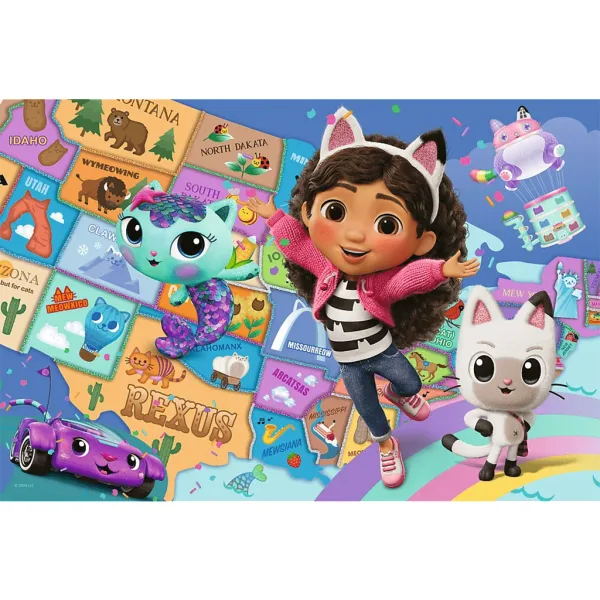 Gabi domeček pro panenky A film 100ks puzzle - Trefl obrázek 2