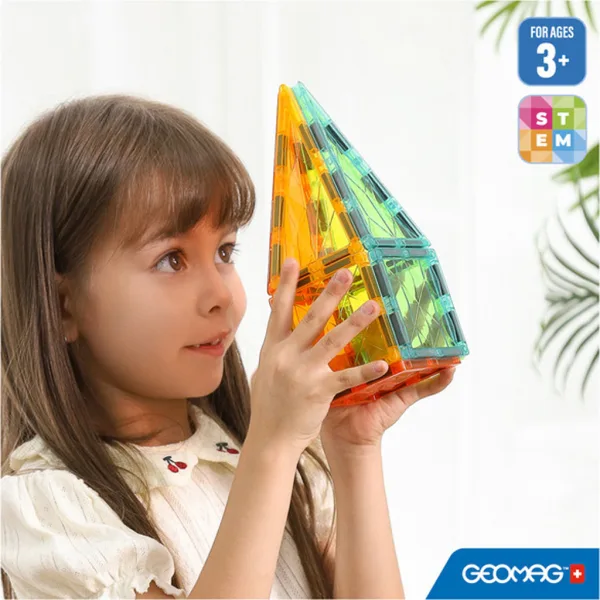 Geomag: Magnetické dlaždice Gems magnetické stavební kostky 16ks sada obrázek 4