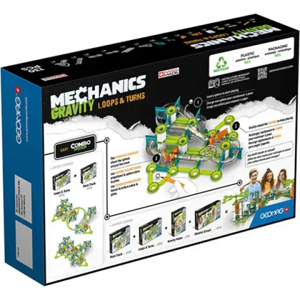 Geomag Mechanics Gravity loops magnetické stavebnice 130ks obrázek 2