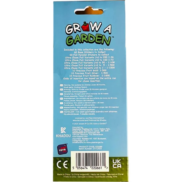 Grow A Garden Matriční karta v krabičce s bonusovou kartou obrázek 2