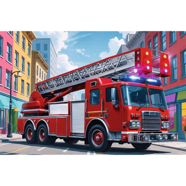 Hasičské auto 60ks puzzle - Trefl obrázek 2