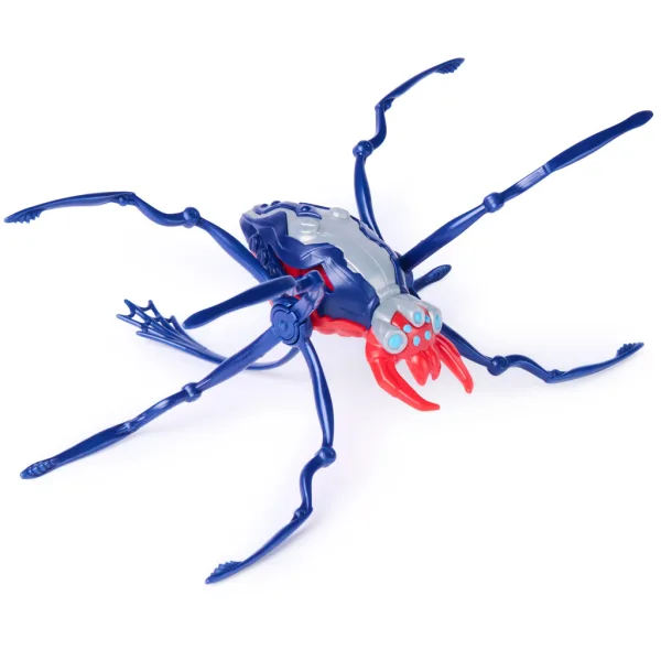 Hex Bots: Skitter Bot interaktivní robotický pavouk – modro-červený - Spin Master obrázek 2