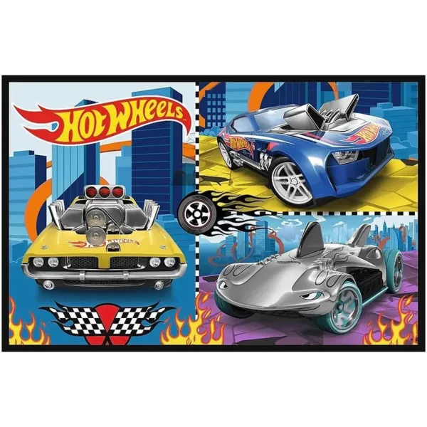 Hot Wheels - 2 x 70 ks puzzle - Trefl obrázek 2