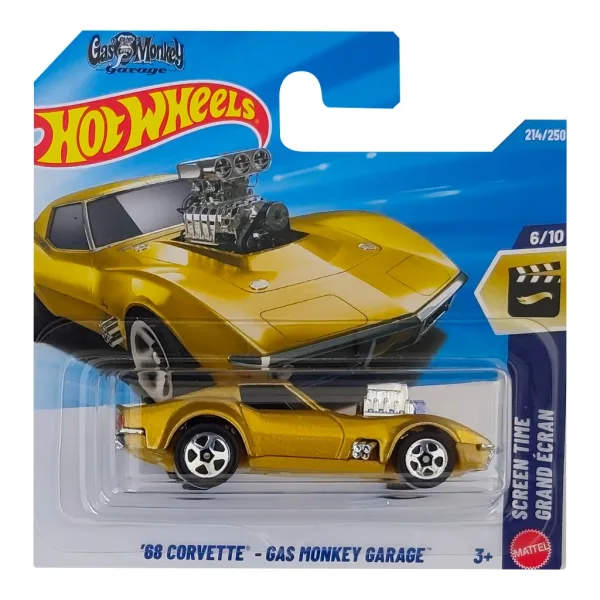 Hot Wheels: '68 Corvette - Gas Monkey Garage autíčko 1/64 - Mattel obrázek 1