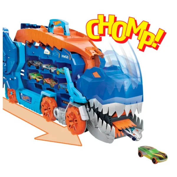Hot Wheels City: Přestavitelný Ultimate Autotransportér T-Rex - Mattel obrázek 3