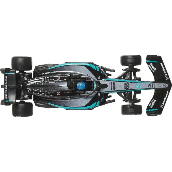Hot Wheels F1 Autíčko 2-balení - Mercedes: Antonelli + Russell - Mattel obrázek 3