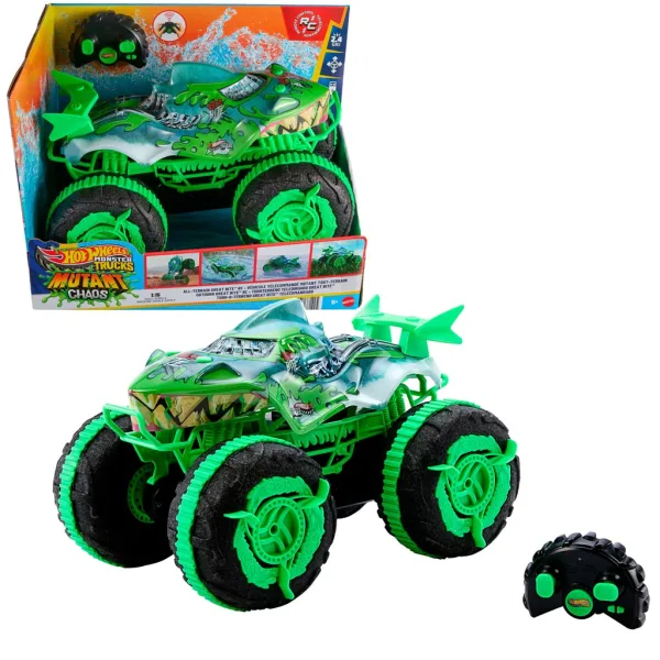 Hot Wheels Monster Trucks Dálkové Ovládání Vodní Skvost 1/15 - Mattel obrázek 2