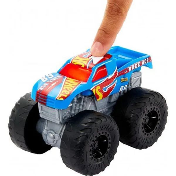 Hot Wheels Monster Trucks Race Ace vozidlo se světly a zvuky 1/43 - Mattel obrázek 3